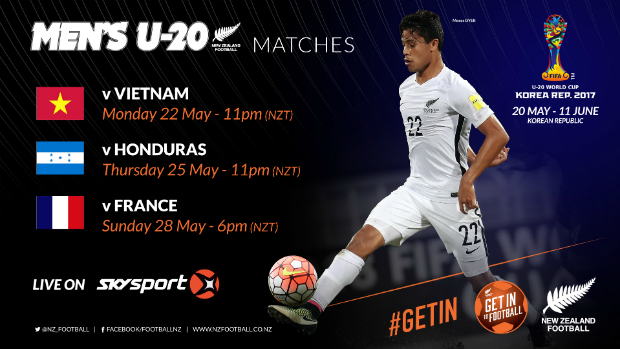 New Zealand face a tricky group at the U-20s FIFA World Cup in Korea Republic.