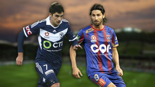 Melbourne Victory v Newcastle Jets in Harvey Norman Friday Night Football.