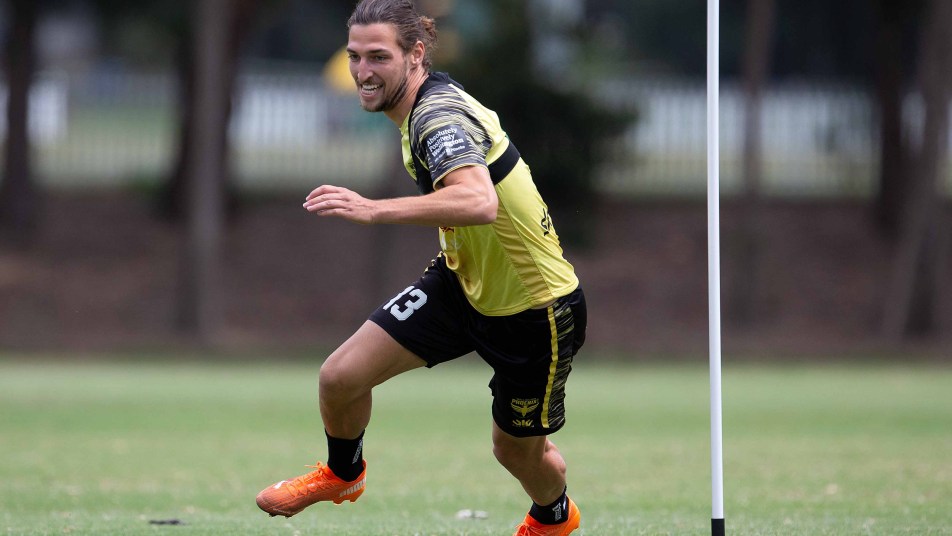 Matt Ridenton training in Wollongong