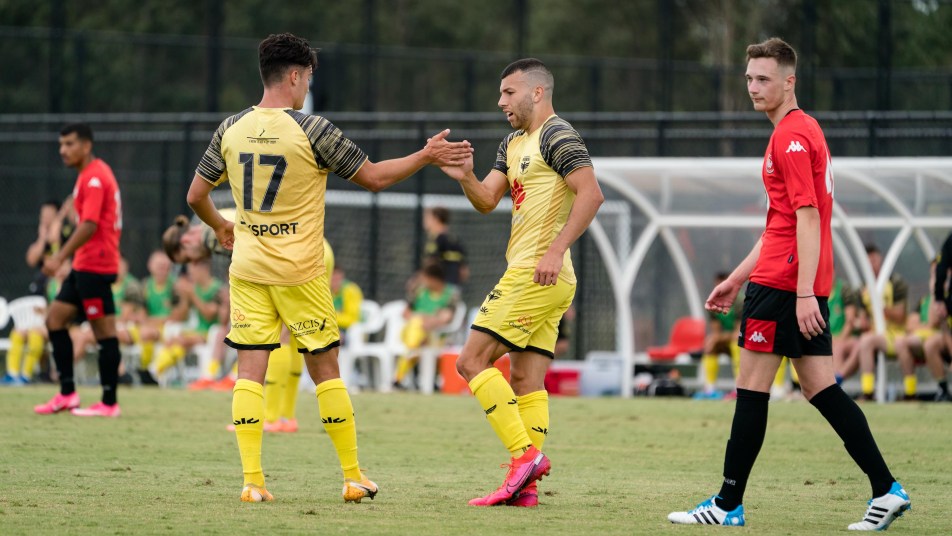 Pre-Season Jaushua Sotirio Celebration Vs WSW