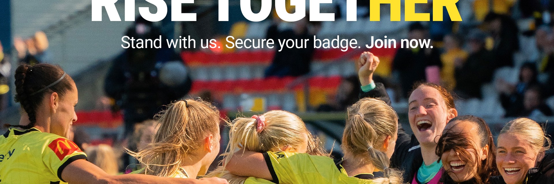 RISE TOGETHER | STAND WITH US | SECURE YOUR BADGE | JOIN NOW