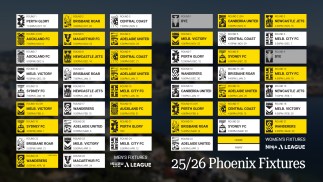 Nix fixtures released for the upcoming season